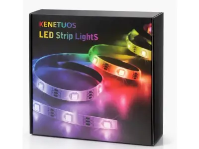 RGB LED strip 20 m met afstandsbediening en app besturing – kavel bij XL Auctions