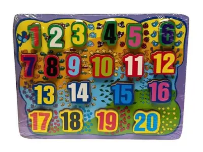Playwood Houten Cijfer en Alfabetpuzzel – kavel bij XL Auctions