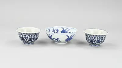 3x Chinees kopje – kavel bij Twents Veilinghuis