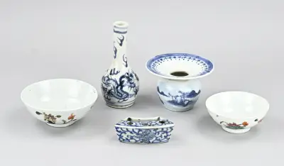 5 Delen divers Chinees – kavel bij Twents Veilinghuis