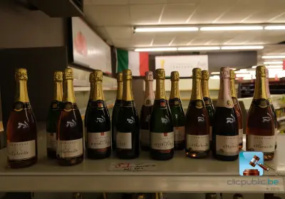 Partij champagneflessen – kavel bij Clicpublic