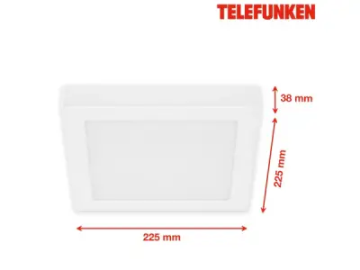 2X Plafondlamp TELEFUNKEN Virgo LED dimbaar WiFi RGBW 1800lm – kavel bij XL Auctions