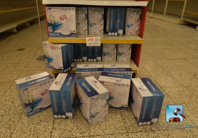 Set tafelventilatoren – kavel bij Clicpublic, Châtelet