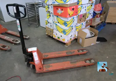 Palletwagen – kavel bij Clicpublic, Châtelet