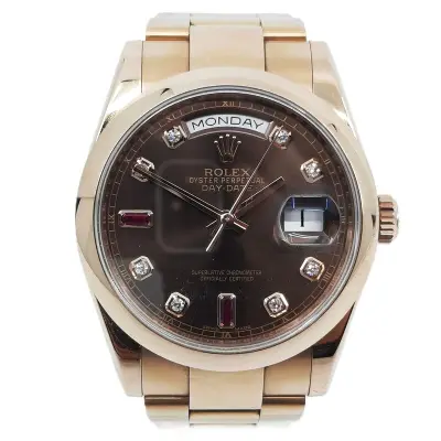 Heren polshorloge, Rolex, Day-Date 118205F – kavel bij Domeinen Roerende Zaken