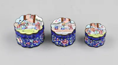 3x Kanton dekseldoos – kavel bij Twents Veilinghuis