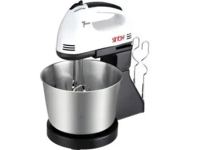 Handmixer keukenrobot met grote kom 7 snelheden – kavel bij XL Auctions