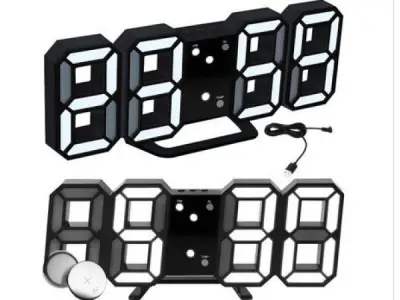 Led alarm klok met datum – kavel bij XL Auctions