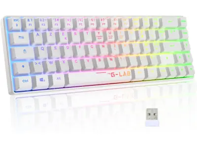 Het G-Lab Keyz Hydrogen WL gamingtoetsenbord (AZERTY) – kavel bij XL Auctions