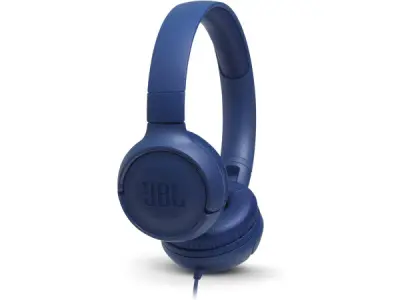 JBL Tune500 on-ear hoofdtelefoon met kabel - blauw – kavel bij XL Auctions