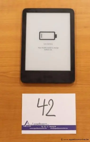 E-reader KINDLE, zonder kabels, werking niet gekend – kavel bij Appelboom