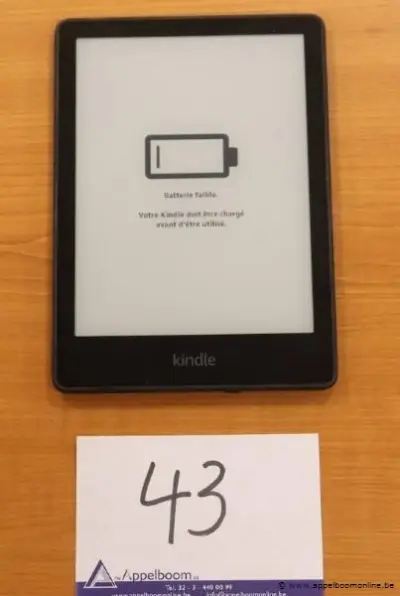 E-reader KINDLE, zonder kabels, werking niet gekend – kavel bij Appelboom