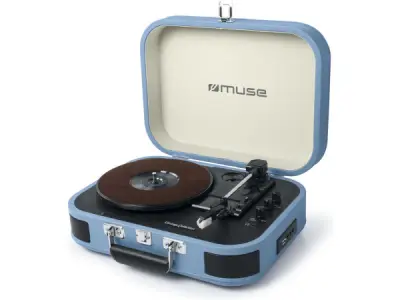 Muse MT-201BTB - Bluetooth kofferplatenspeler – kavel bij XL Auctions