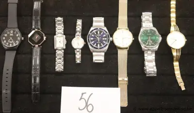 8 diverse horloges wo Q&Q, RODANIA, WIRED, CITIZEN, PIERRE LANIER enz – kavel bij Appelboom