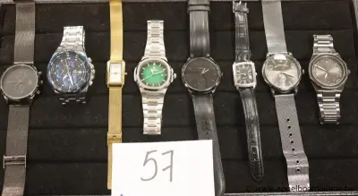 8 diversehorloges wo CASIO, FOSSIL, POLO enz – kavel bij Appelboom