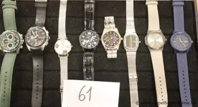 8 diverse horloges BOSS, HILFIGER, GUESS, LACOSTE enz – kavel bij Appelboom