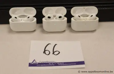 3 diverse earpods APPLE, zonder kabels, werking niet gekend – kavel bij Appelboom