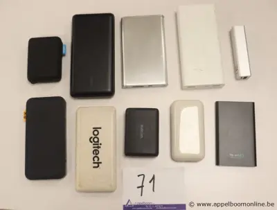 10 diverse powerbanks – kavel bij Appelboom