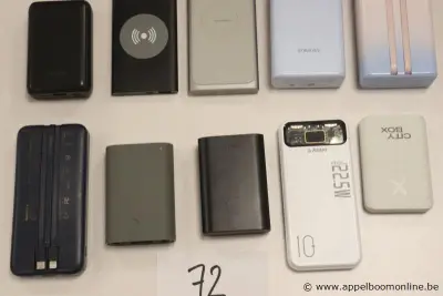 10 diverse powerbanks – kavel bij Appelboom