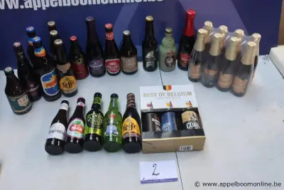 31 flesjes diverse bieren – kavel bij Appelboom