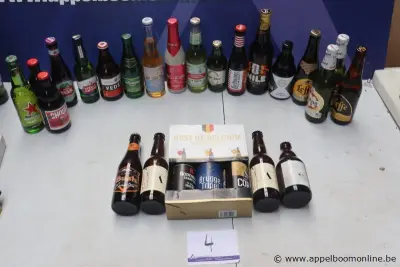 33 flesjes diverse bieren – kavel bij Appelboom