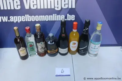 8 flessen diverse sterke dranken – kavel bij Appelboom