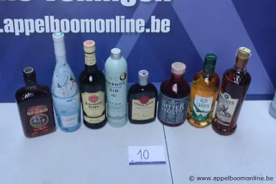 8 flessen diverse sterke dranken – kavel bij Appelboom