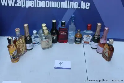 15 flesjes alcoholische dranken – kavel bij Appelboom