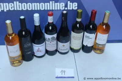 8 flessen diverse wijn – kavel bij Appelboom