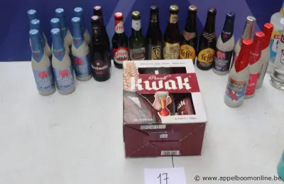 26 flesjes divers bier – kavel bij Appelboom