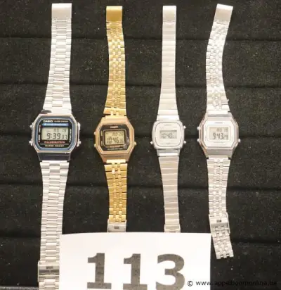 4 digitale horloges CASIO – kavel bij Appelboom