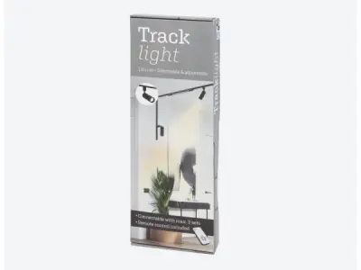 Luxe Railverlichting Zwart - 150 CM met Afstandsbediening – kavel bij XL Auctions