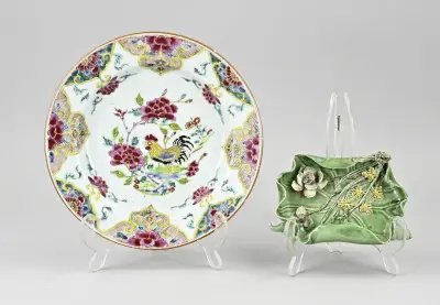 2x Chinees (bord + schaal) – kavel bij Twents Veilinghuis