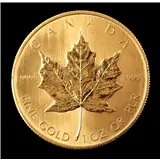 Gouden 50 Dollar munt Canada 'Maple Leaf' 1 OZ, 1984, 31.1 gram – kavel bij Veilinghuis Derksen