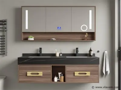 Badkamermeubel 2-persoons - 150 cm – kavel bij Vlavem