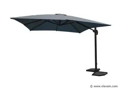 Hangende parasol donkergrijs – kavel bij Vlavem