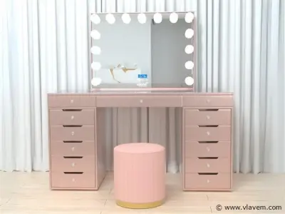 Luxe kaptafel met verlichting – kavel bij Vlavem