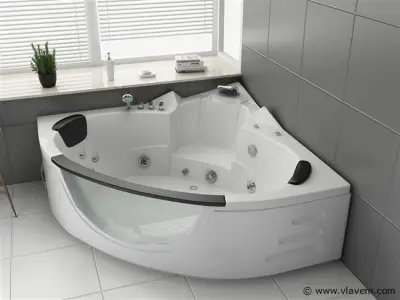 2 Persoons Whirlpool Massagebad – kavel bij Vlavem