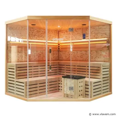 Sauna Nordic Stone Prisma – kavel bij Vlavem