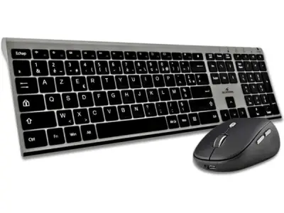 BlueElement draadloos oplaadbaar toetsenbord - muis (AZERTY) – kavel bij XL Auctions