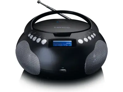 Lenco SCD-331BK Draagbare CD Speler - Bluetooth, MP3 en USB – kavel bij XL Auctions