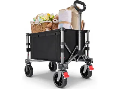 Yeaupe Pro opvouwbare boodschappenwagen - 70 liter - 80 kg – kavel bij XL Auctions