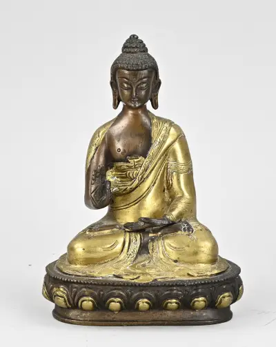 Boeddha figuur, H 19,5 cm – kavel bij Twents Veilinghuis