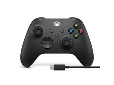 Xbox Draadloze Controller - Carbon Zwart + Kabel USB-C – kavel bij XL Auctions