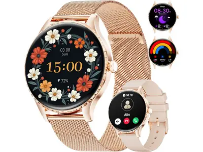 Smartwatch - 1.32" AMOLED - Android/iOS - 270+ Wijzerplaten – kavel bij XL Auctions