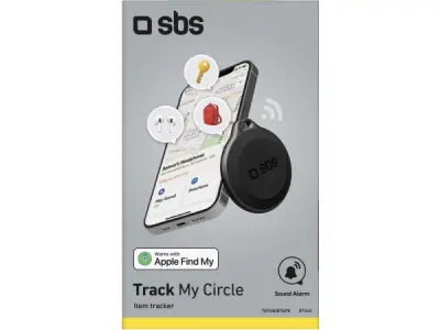 SBS Track My Circle - Sleutelvinder -Apple - waterdicht IP65 – kavel bij XL Auctions