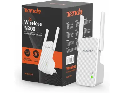 Tenda A9 N300 WLAN-versterker/repeater - 300 Mbps – kavel bij XL Auctions
