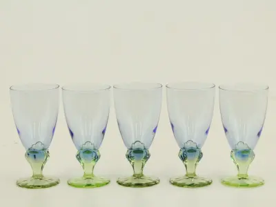 Bormioli Rocco "Bahia" Waterglazen (5x) – Italiaans Design – kavel bij De Kringwinkel, Antwerpen