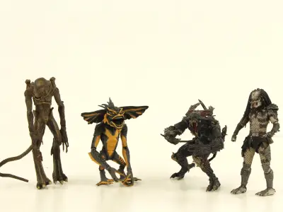 4 Sciencefiction / Horror Actiefiguren (McFarlane & NECA) – kavel bij De Kringwinkel, Antwerpen