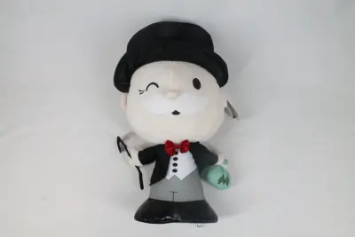 Mr. Monopoly knuffel – kavel bij De Kringwinkel, Brecht